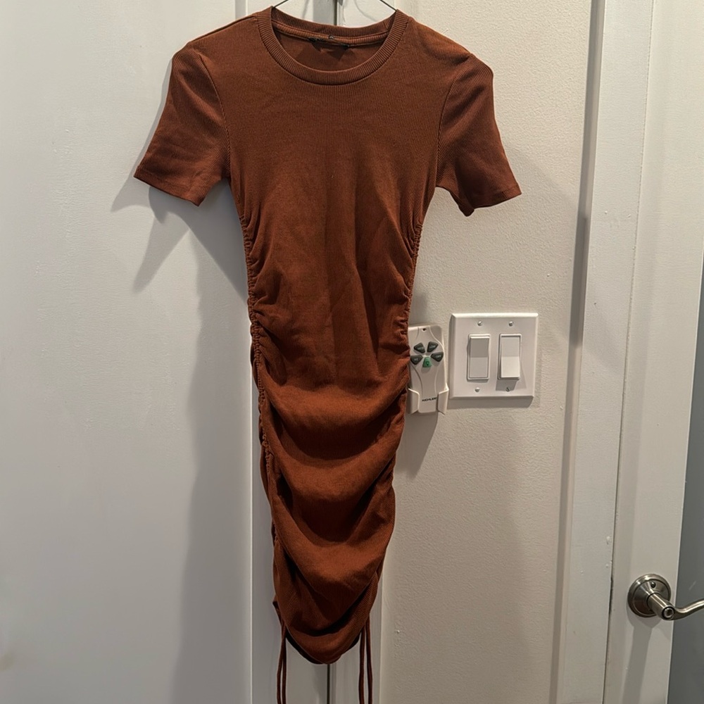Zara Ribbed Mini Dress